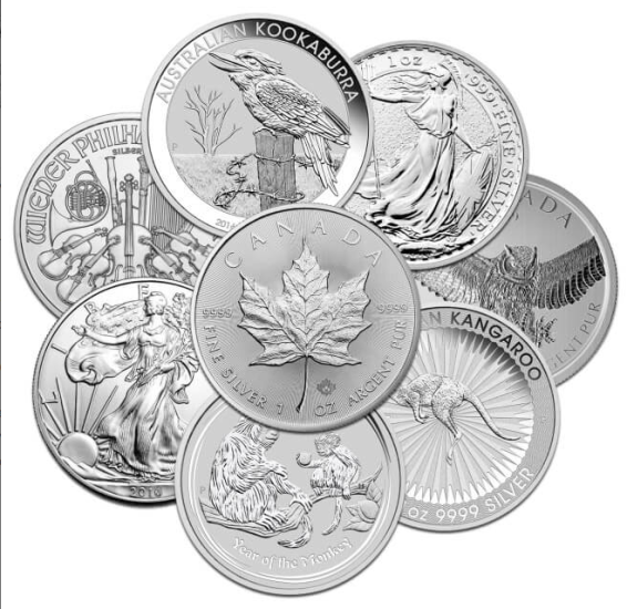 1 Troy Ounce Silver (Various Types)