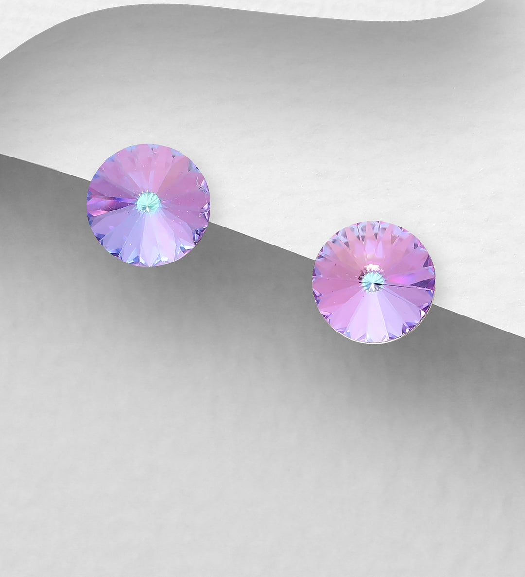 Aurora Borealis Austrian Crystal Earrings