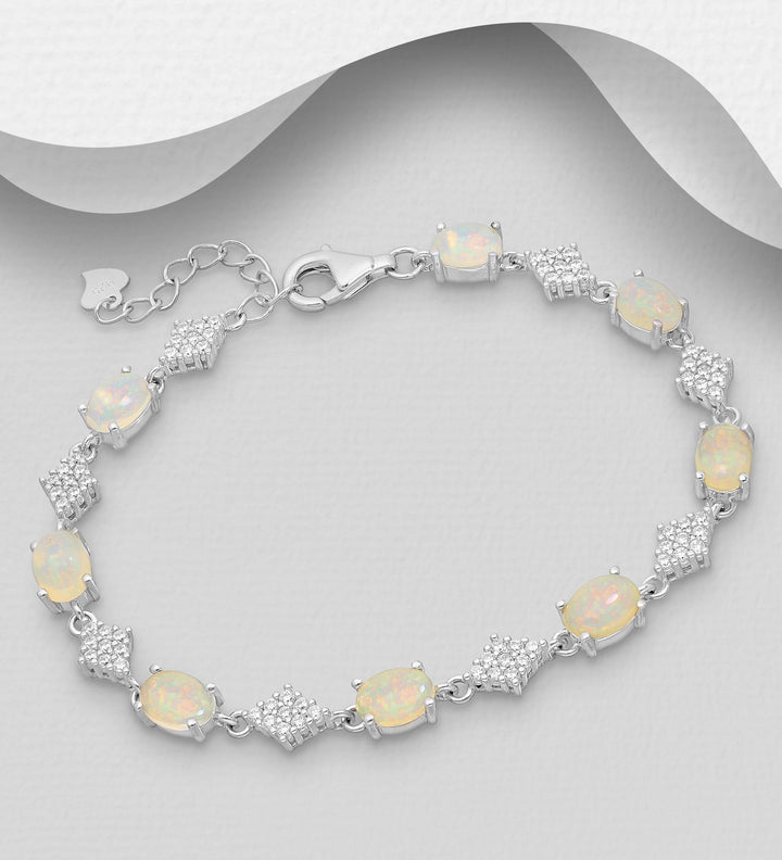 Ethiopian Opal Adjustable Bracelet