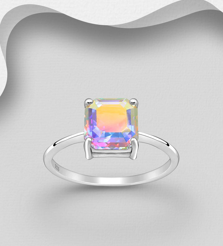 Northern Lights Austrian Crystal Ring