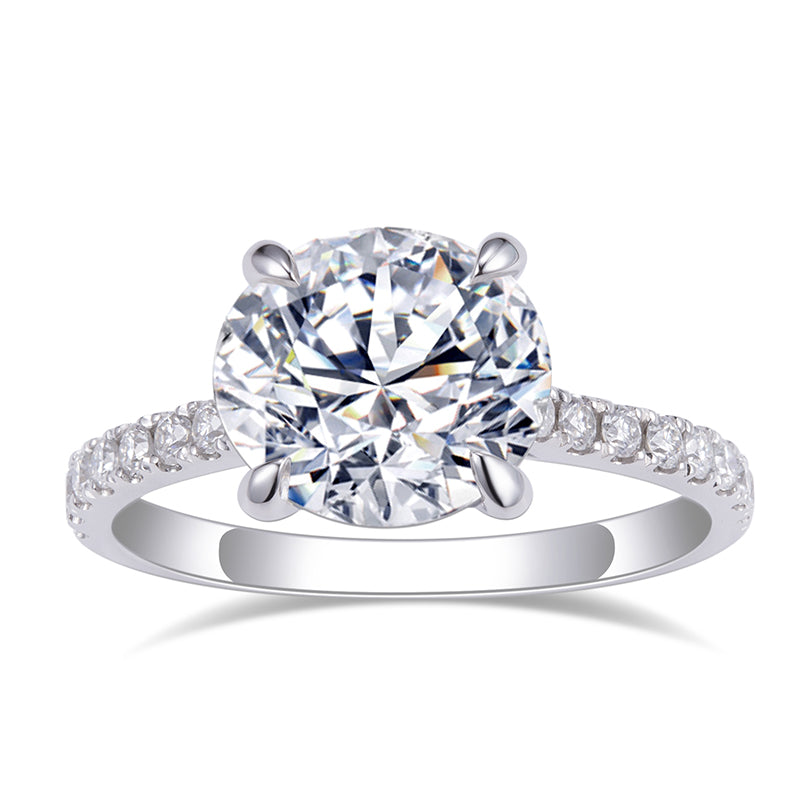 18K Gold 2.75 CT Moissanite Ring