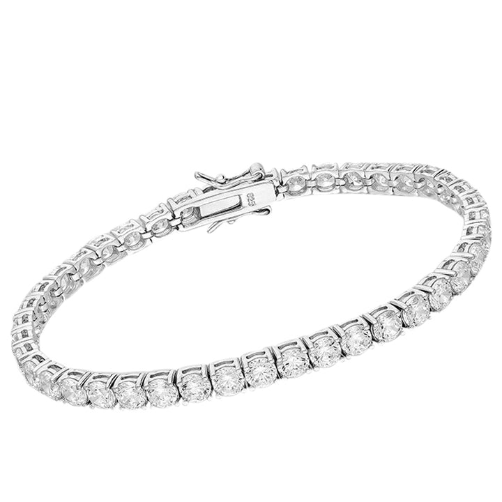 Simulated Diamond Tennis Bracelet