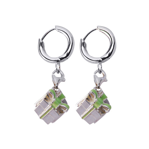 Gift Box Sterling Silver Charm Earrings | SilverAndGold