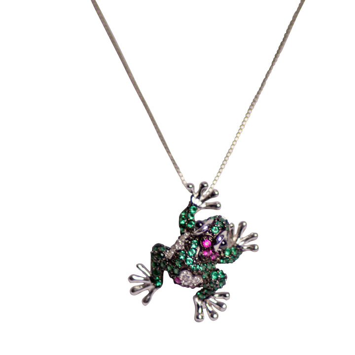 Green Tree Frog Pendant