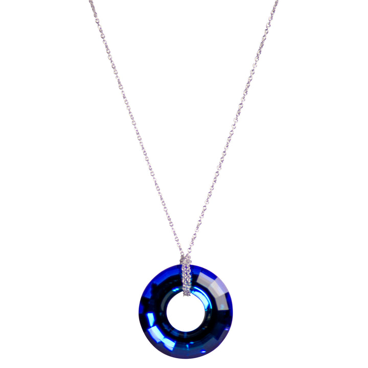 Bermuda Blue Crystal Necklace