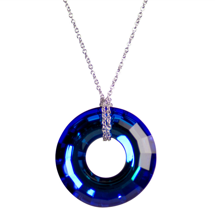 Bermuda Blue Crystal Necklace