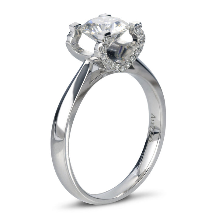 14K Gold 2.0 Created Diamond Engagement Ring