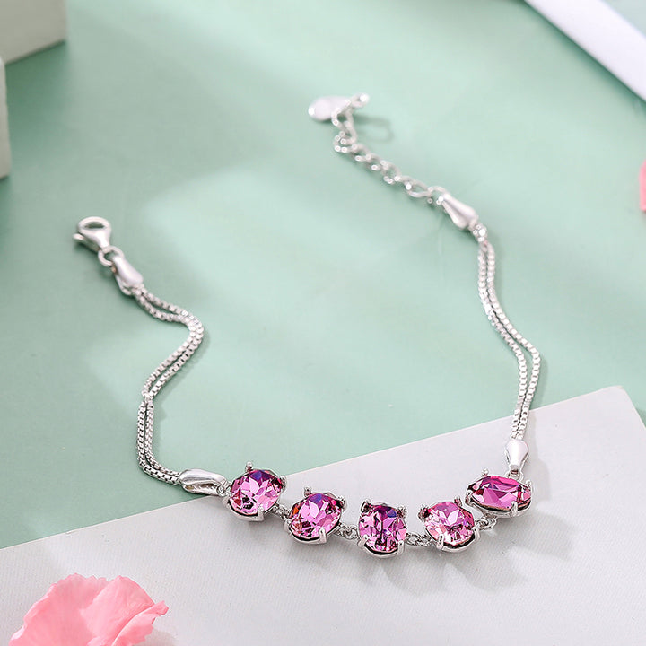 Crystal Silver Bracelet