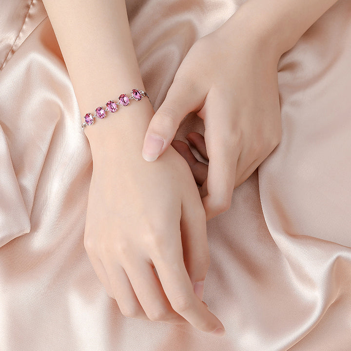 Crystal Silver Bracelet