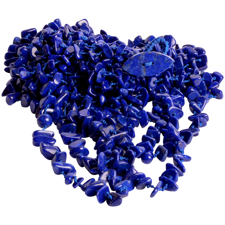 Multi Strand Blue Lapis Necklace