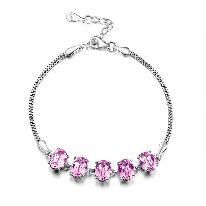 Crystal Silver Bracelet