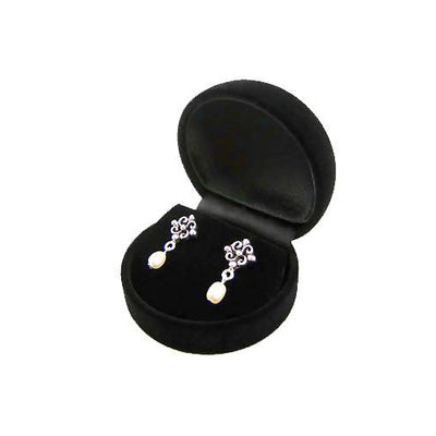 Dangling Pearl & Sterling Silver Earrings | SilverAndGold