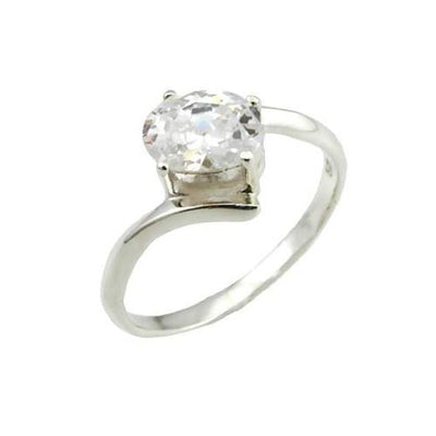 Solitaire 3/4 Carat Oval - SilverAndGold.com Silver And Gold