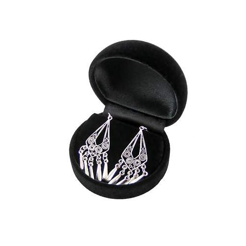 Sterling Silver Dangle Chandelier Earrings | SilverAndGold