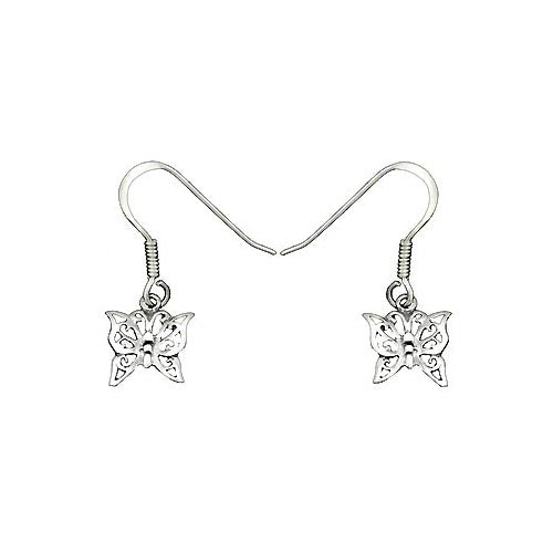 Sterling Silver Butterfly Earrings | SilverAndGold