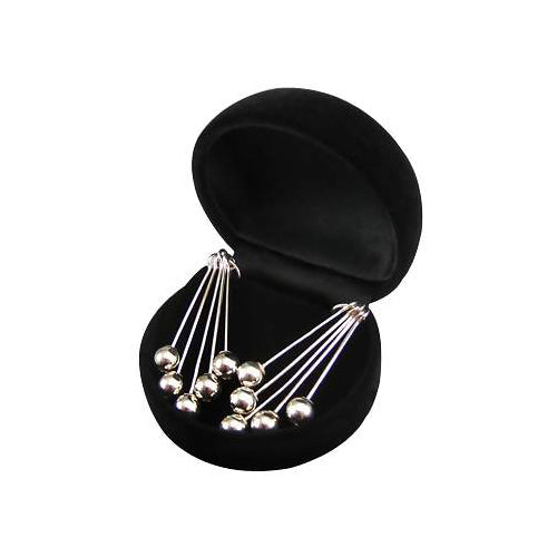 Sterling Silver Five Silver Orb Dangle Earrings | SilverAndGold