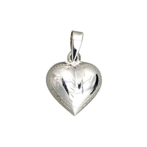 Silver Heart Shaped Pendant