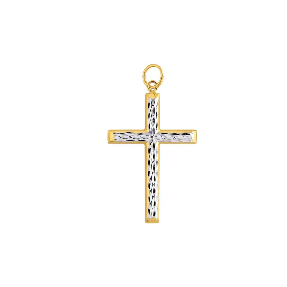 14K Gold Cross Pendant