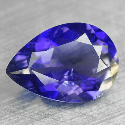 Blue Iolite 1.85 Carat Pear Loose Gemstones