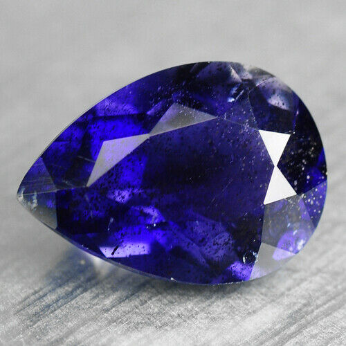 Blue Iolite 1.66 Carat Pear Loose Gemstones