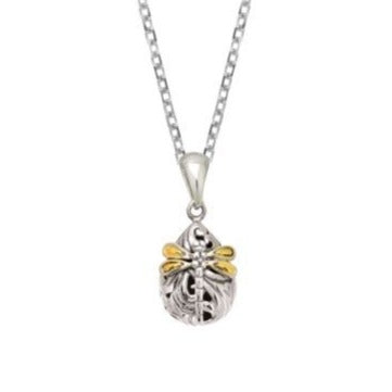 Dragonfly Silver Pendant