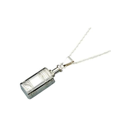 Sterling Perfume Locket: Etched Design - SilverAndGold.com Silver And Gold