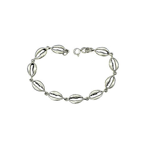 Sterling Silver Bracelet: Seashells - SilverAndGold.com Silver And Gold