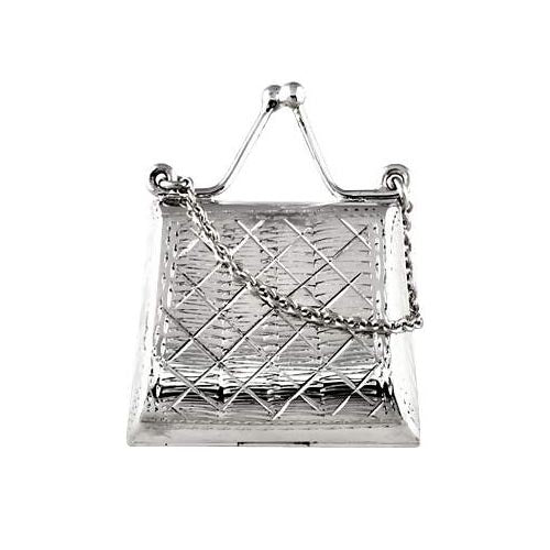 Sterling Silver: Handbag Shape Box - SilverAndGold.com Silver And Gold