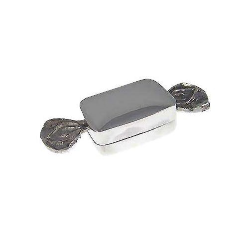 Sterling Silver: Rectangular Candy Shape Box - SilverAndGold.com Silver And Gold