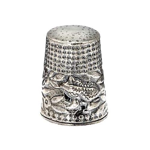 Sterling Silver Thimble: Frog Prince - SilverAndGold.com Silver And Gold