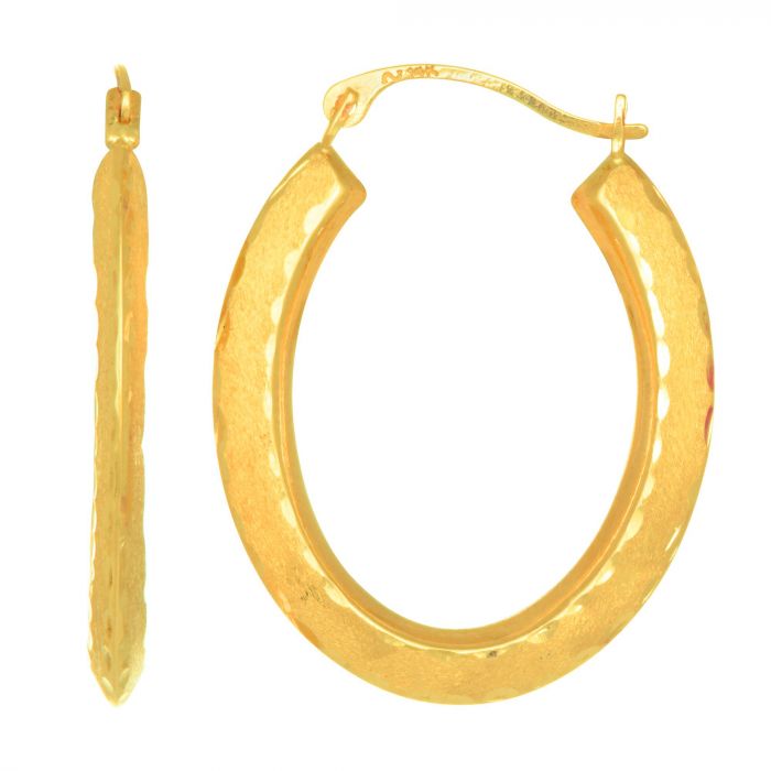 10K Gold Hoop Earring