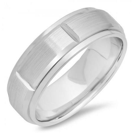 MEN'S WEDDING BANDS AND RINGS SILVERANDGOLD