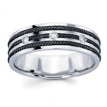 MEN'S RINGS SILVERANDGOLD