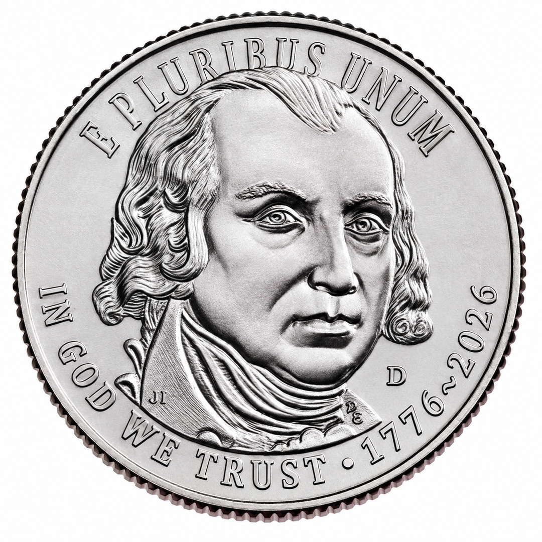 2026 We the People U.S. Constitution Quarter – Uncirculated America 250 Semiquincentennial Coin – Random P or D Mint Mark