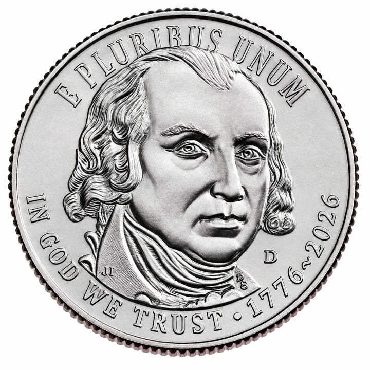 2026 We the People U.S. Constitution Quarter – Uncirculated America 250 Semiquincentennial Coin – Random P or D Mint Mark