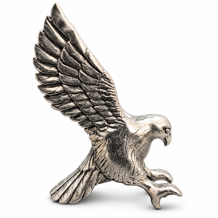 Sterling Silver American Eagle Figurine – 2 Inch, 1.2 Troy Ounce