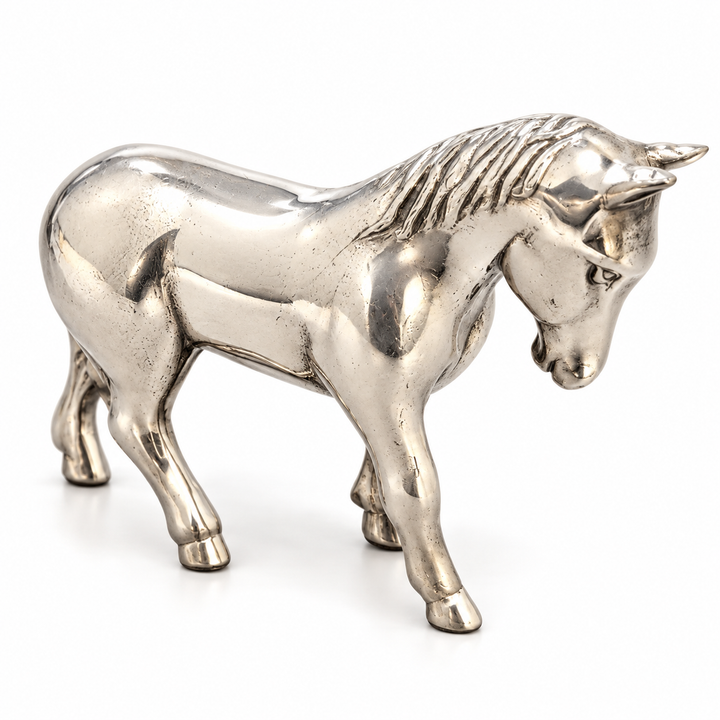 Sterling Silver Horse Miniature Figurine – 1.6 Inch, 0.7 Troy Ounce