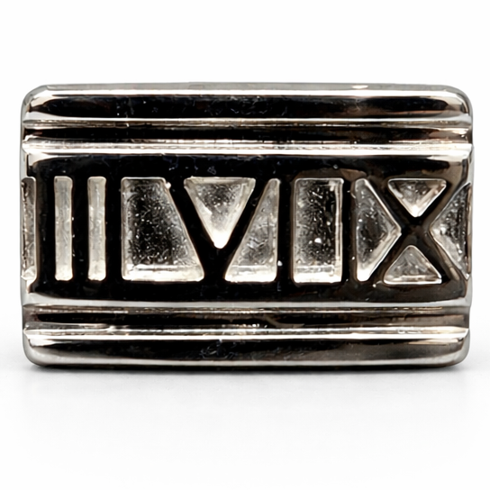 III VI IX Cufflinks in Sterling Silver