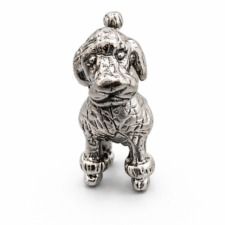 Mini Sterling Silver Poodle – 1 Inch Decorative Dog Figurine (7.5g)