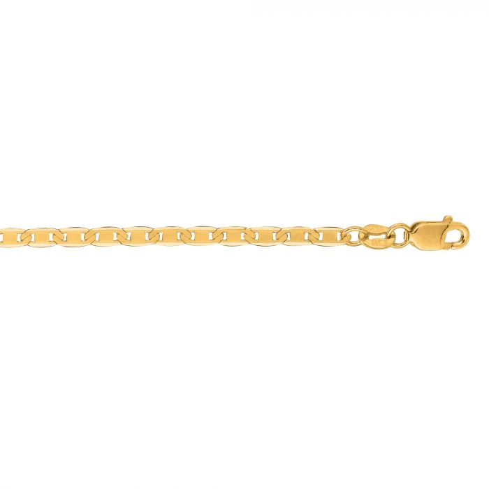 10K Gold Mariner Bracelet 2.3 mm