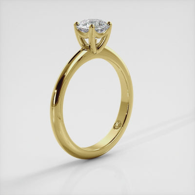 Four Prong Timeless Solitaire Diamond Bridal Set