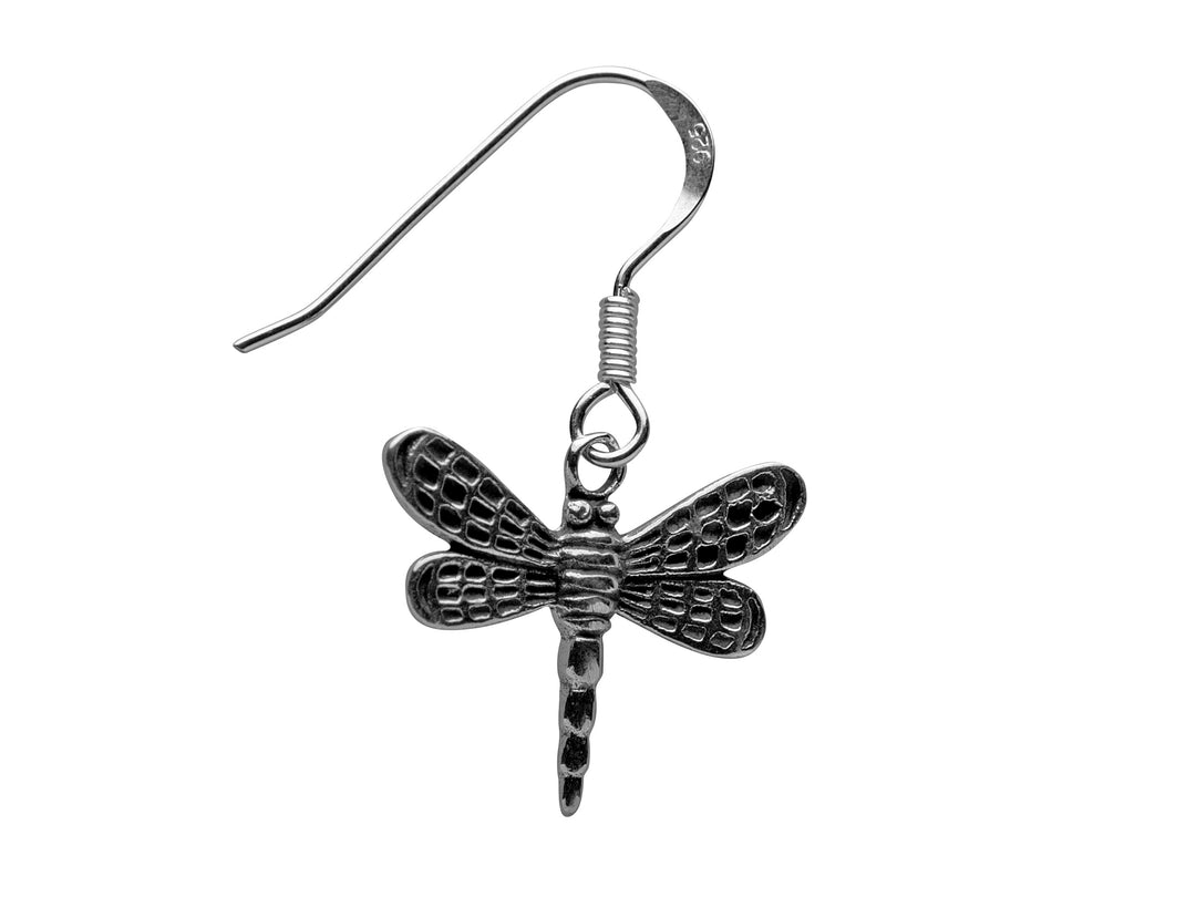Sterling Silver Dragonfly Dangle Earrings | SilverAndGold