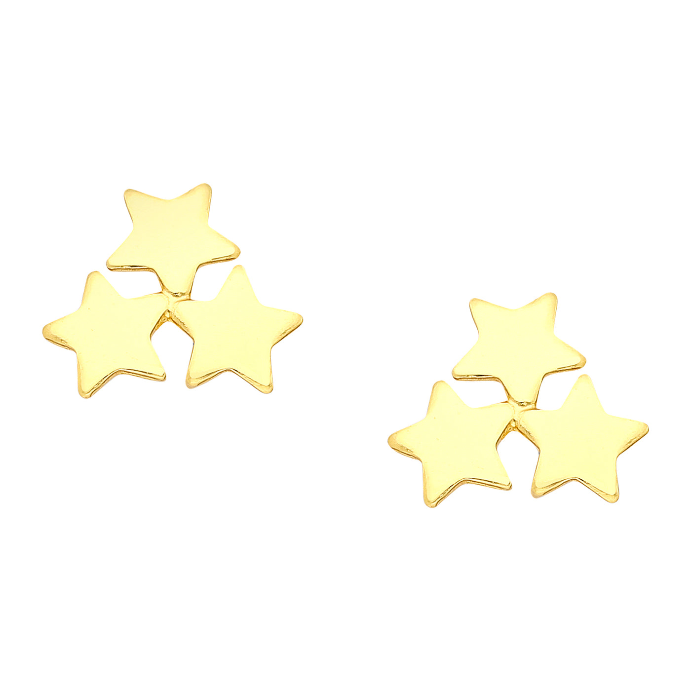 Gold Twinkle Star Earrings