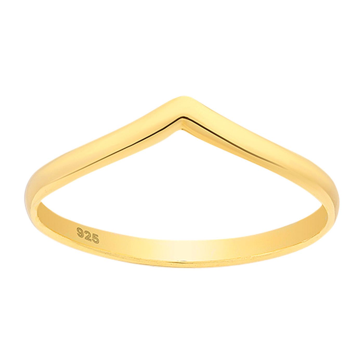 Gold Chevron Ring