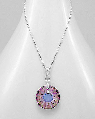 Vitrail Light Crystal Necklace