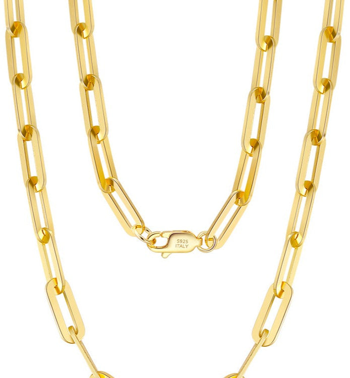 Paperclip Link Chain 4.5 mm