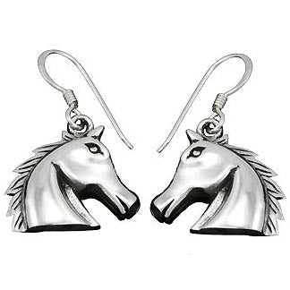 Sterling Silver Horse Earrings | SilverAndGold
