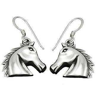 Sterling Silver Horse Earrings | SilverAndGold