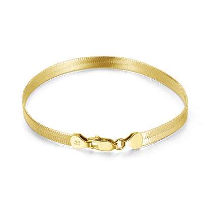 Herringbone Chain Bracelet 4.5 mm
