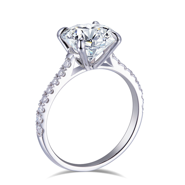 18K Gold 2.75 CT Moissanite Ring